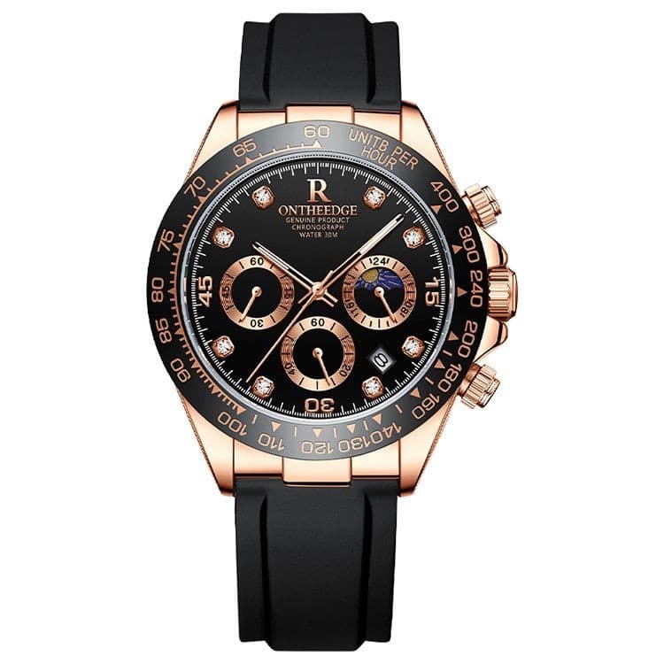 Ruizhiyuan Premium Panda Atmosférico Moda Masculina Relógio High-End High-End Low-End