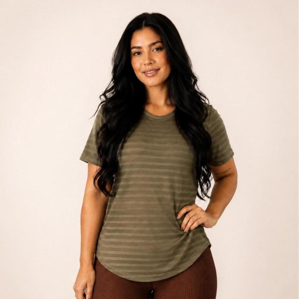 Camisa Feminina Karla Tule Manga Curta Casual Confortável Moda Premium