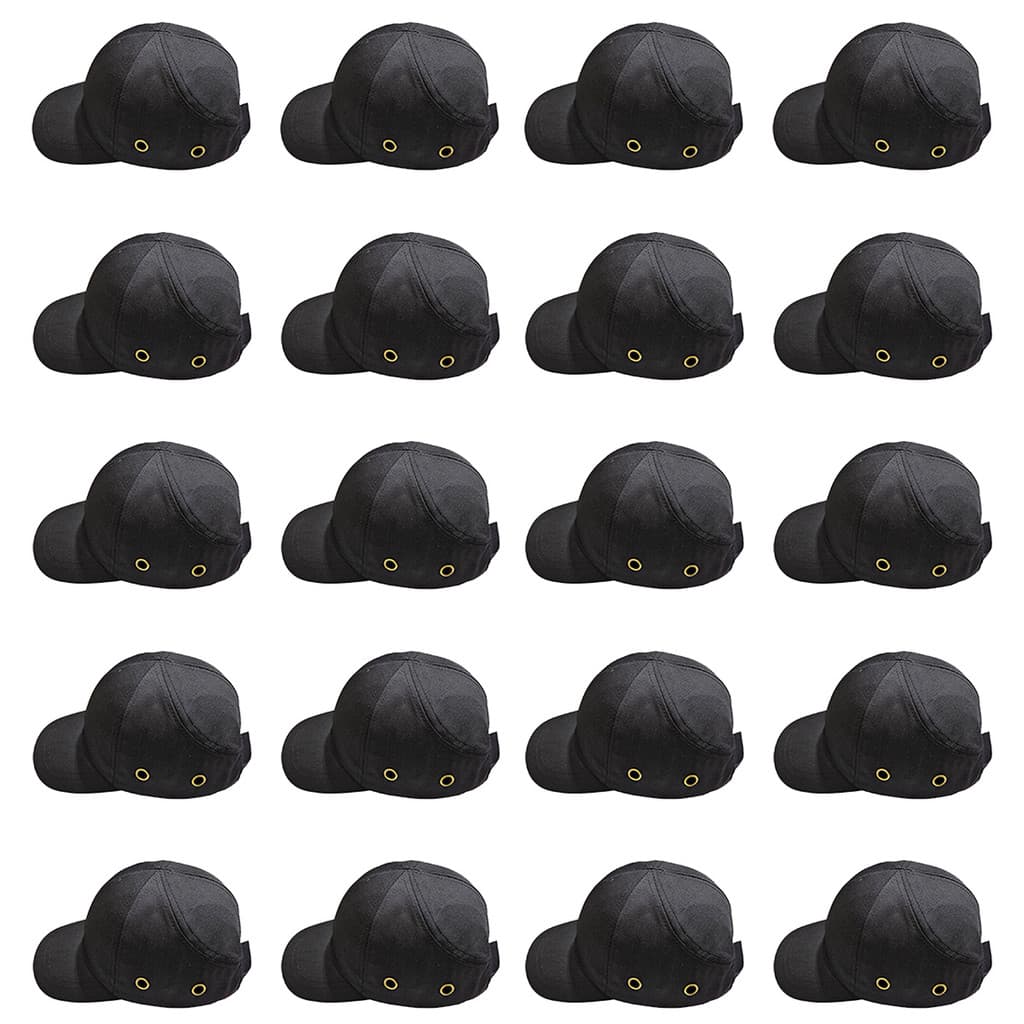 Bone com Capacete EPI Kit 20 Uni Obra Seguranca do Trabalho Casquete Construcao Servico Reparo Conserto Oficina Protecao