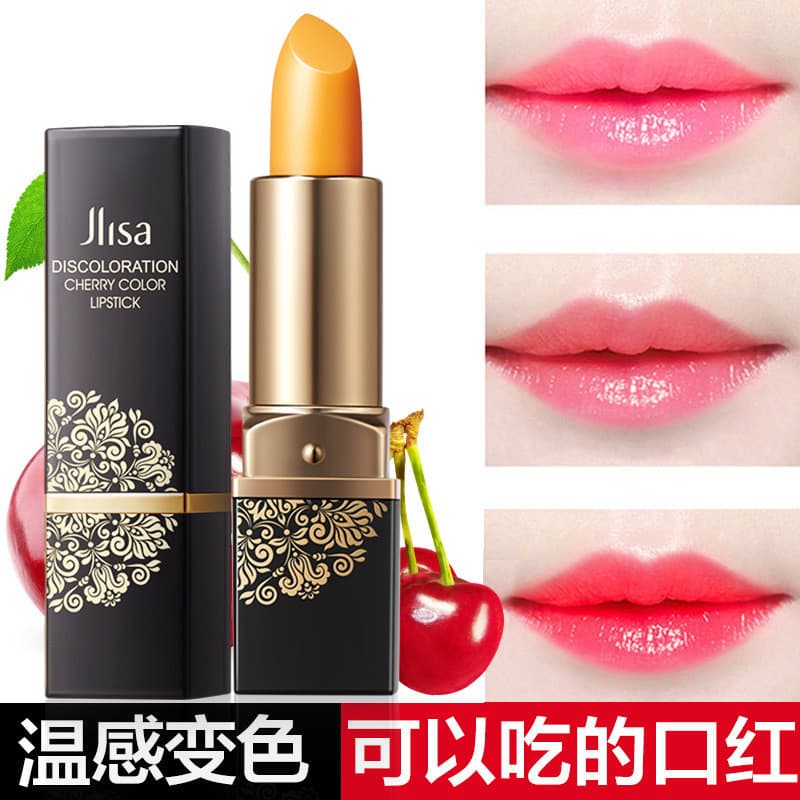 Outono inverno cereja fragrância mudança de cor bálsamo labial hidratante fada charme conjunto tom de pele batom hidrata