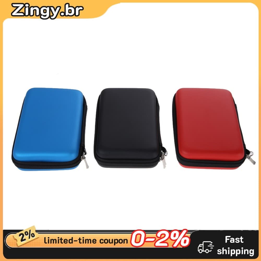 Estojo Rígido De EVA , À Prova De Choque , Bolsa Rígida Para Transporte , Capa Protetora Completa Console 3DS XL LL