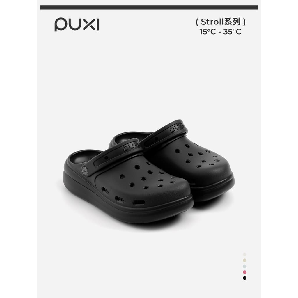 Park Xi nuvem flutuante sapatos de sola grossa buraco feminino verão Baotou pode usar fora antiderrapante respirável cas