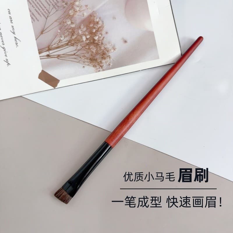 Altamente recomendado Cangzhou selvagem sobrancelha escova chanfrado delineador escova pálpebra Animal cabelo fino deita
