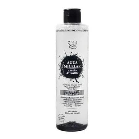 Água Micelar Carvão Ativado 250ml - Soul Cosmétics