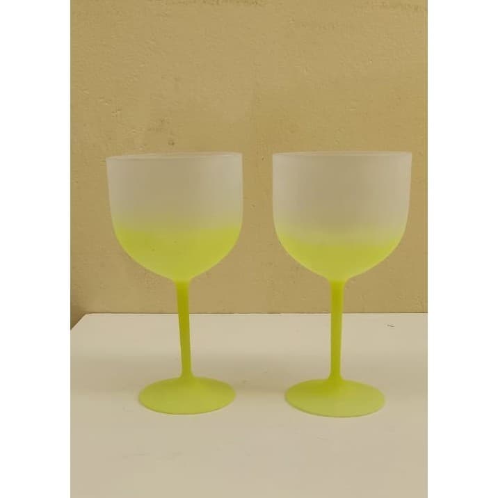 Taça Gim 450 ml degrade jateada kit 12 un