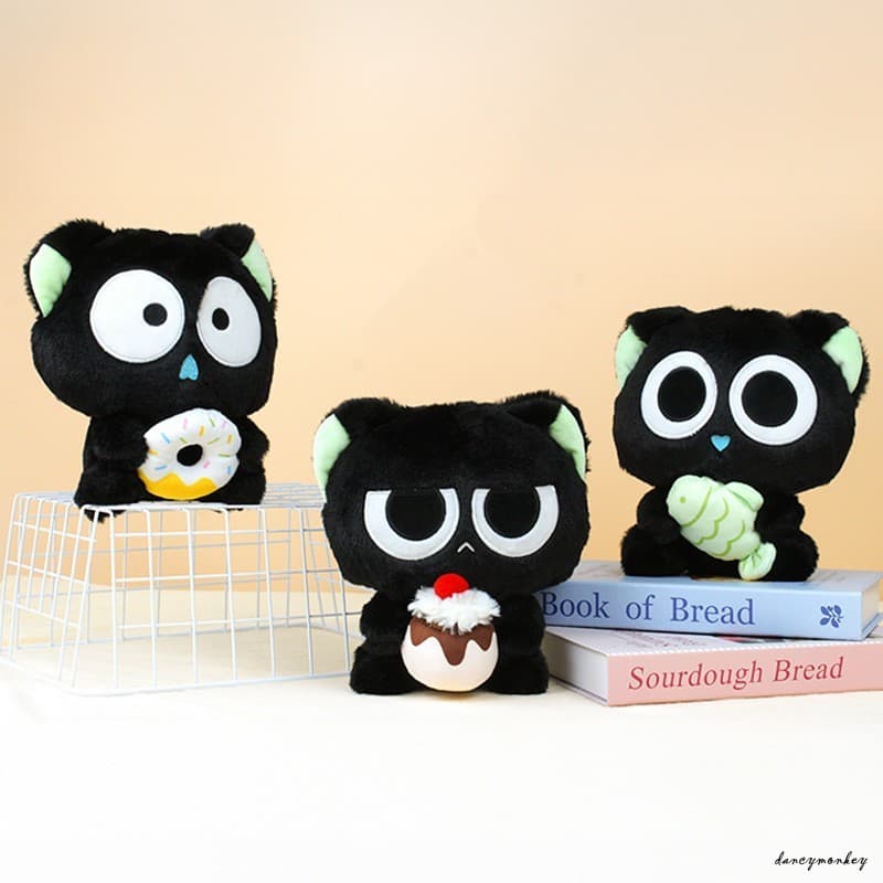 Brinquedo De Pelúcia Fofo Do Filme Luo Xiaohei Zhanji-Presente De Boneca De Gato Para Fãs