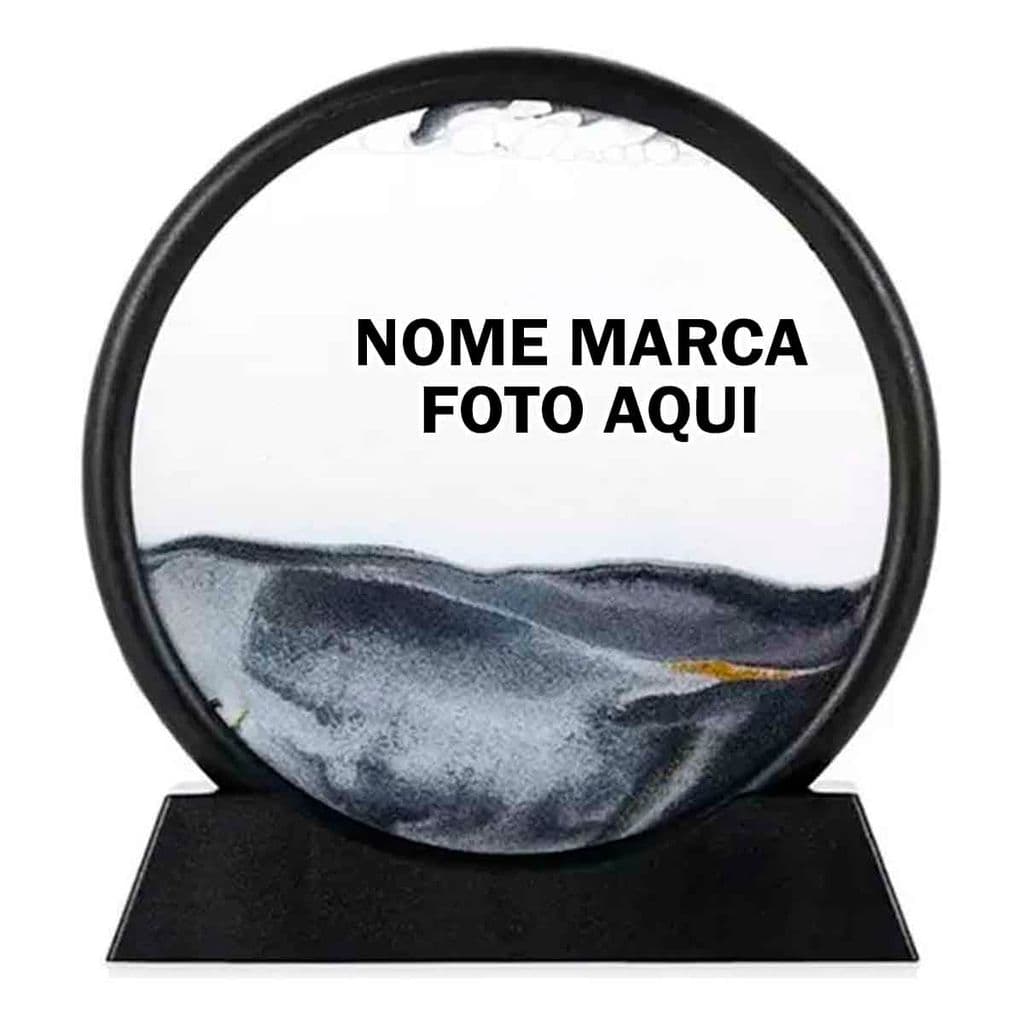 Ampulheta duna Personalizado com nome marca logotipo empresa foto arte frase personalizada