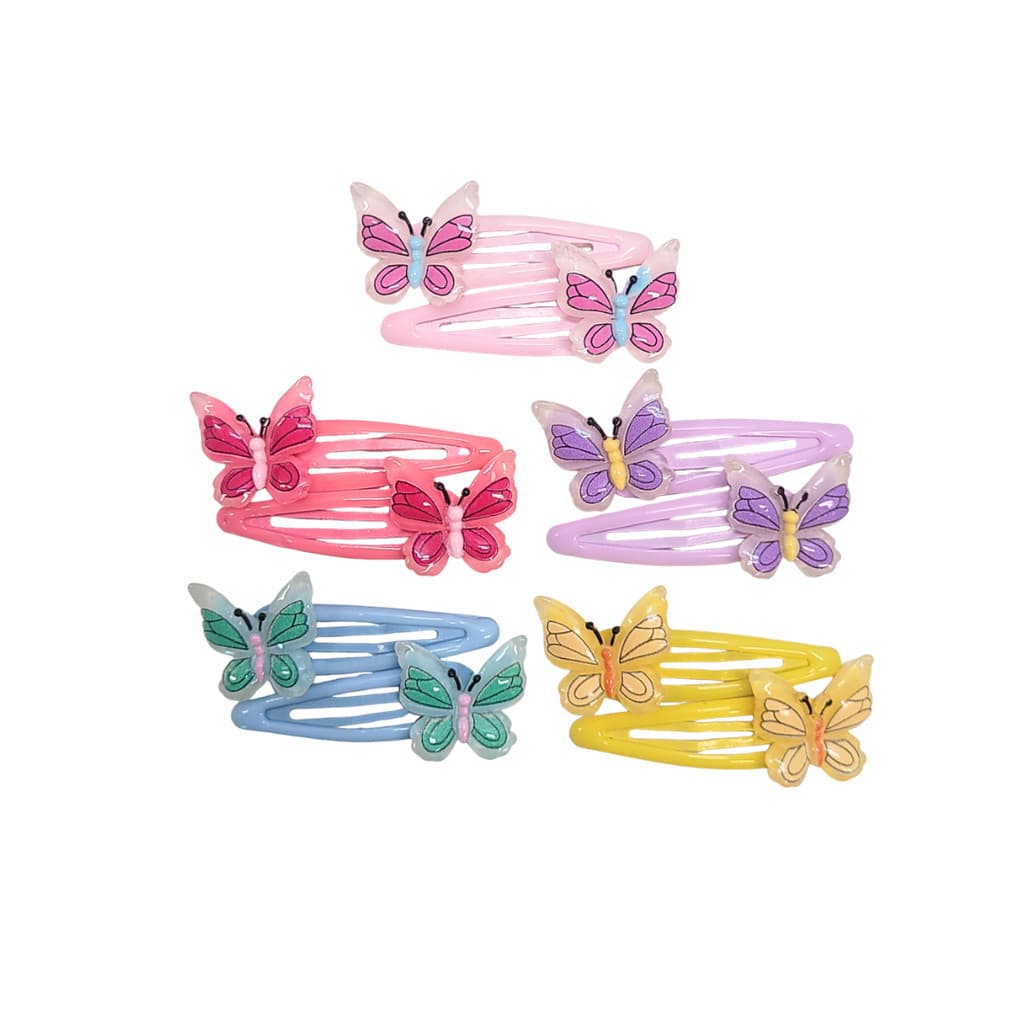 Kit 3 Pares Presilhas Tic Tac de Cabelo Infantil Animais Fofinhos Cod. 110-2