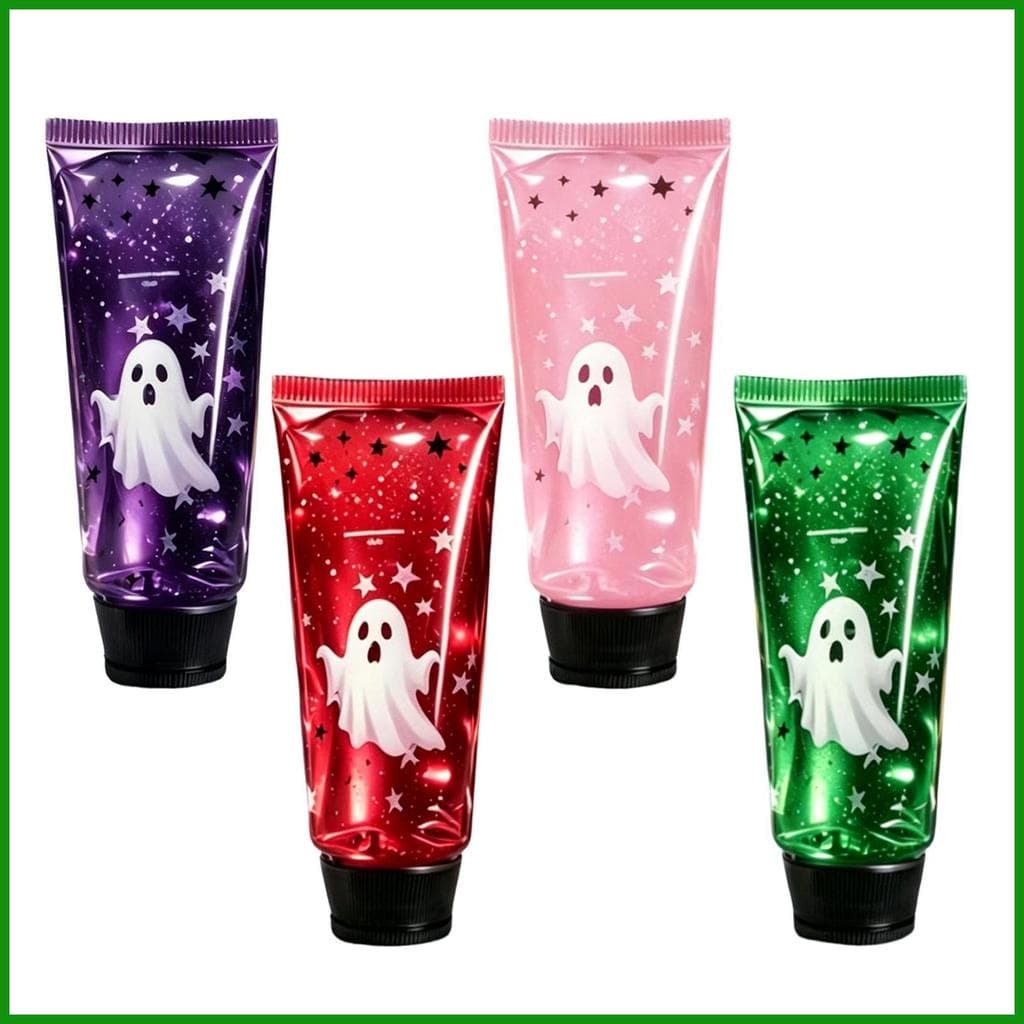 Pasta De Dente Espremer Brinquedo Halloween Recuperação Lenta Fantasma Sensorial Estresse Fidget Para Crianças Adultos t