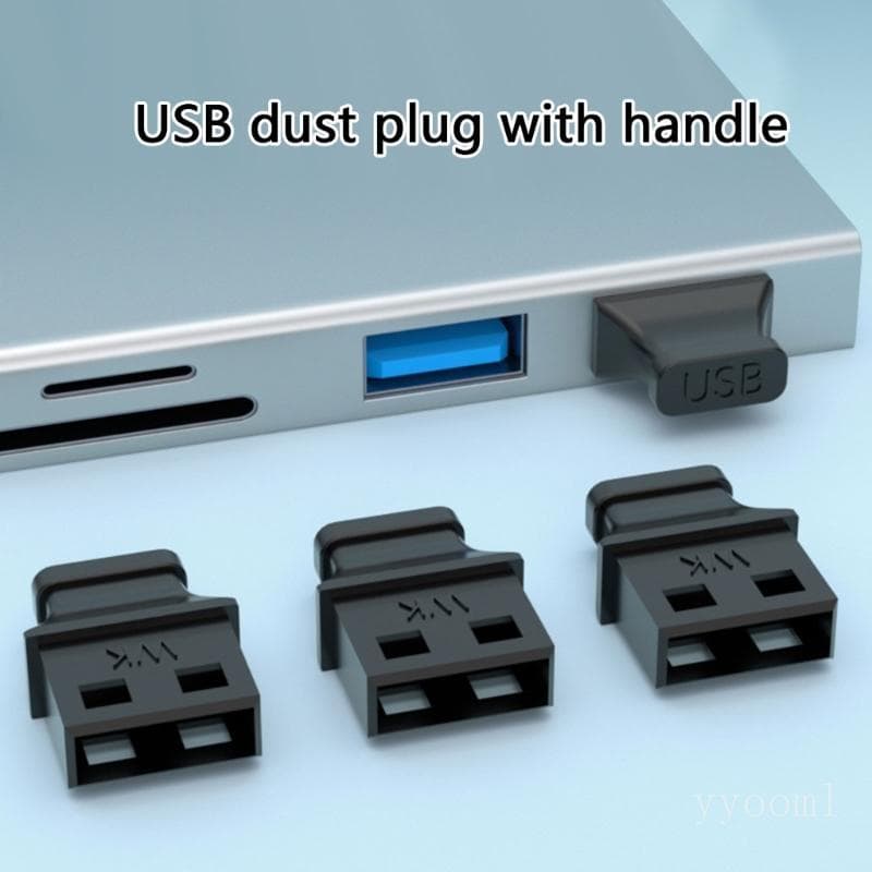 yyooml Tampa Para Poeira USB, Alça Ergonômica, Tampas Protetoras