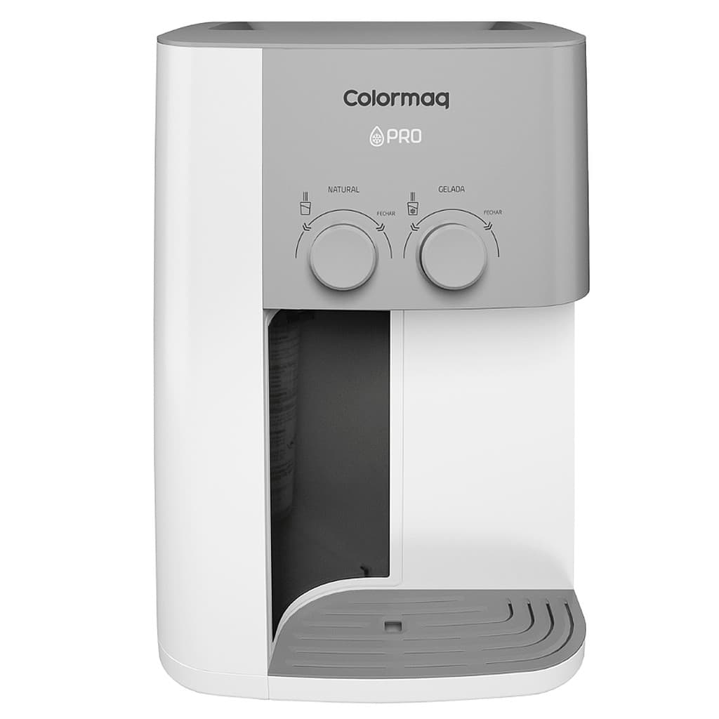 Purificador Água Colormaq Pró Natural E Gelada Compressor Branco PCC2P 127V 220V