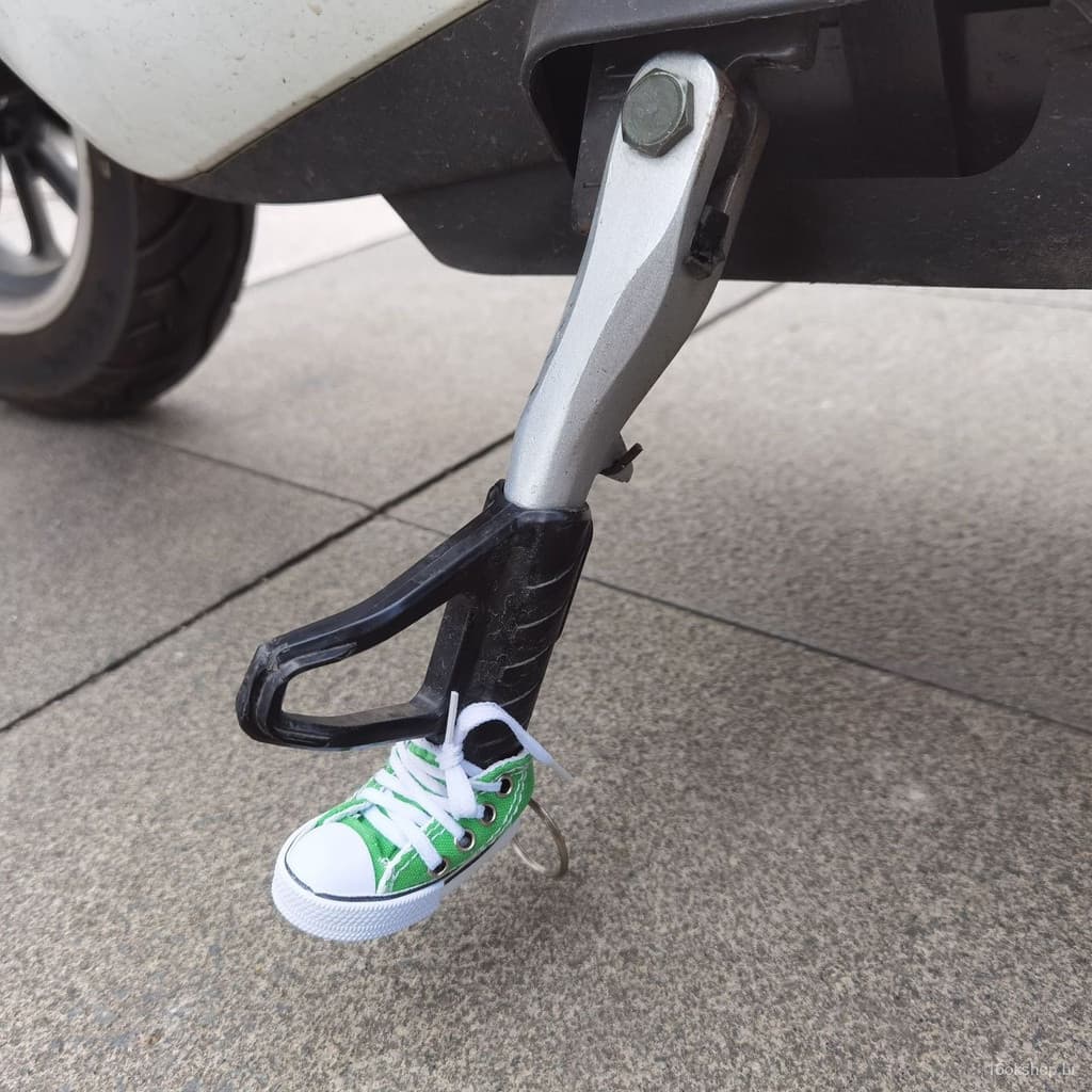Suporte de apoio para os pés de motocicleta pequena para bicicleta elétrica e mini locomotiva