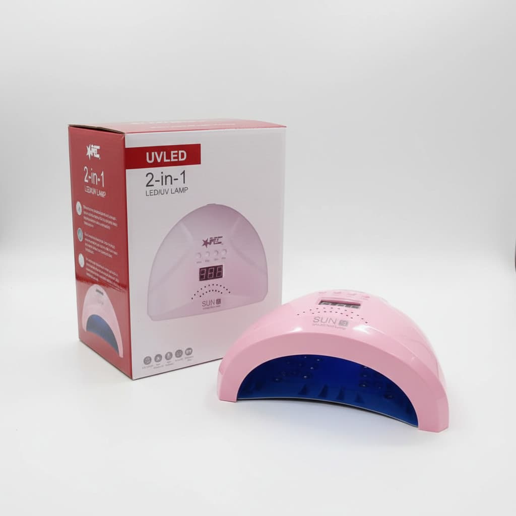 Cabine Secadora de Unhas Portátil SUN- PINK 1S 48W – Aparelho Elétrico para Secagem de Unhas em Gel