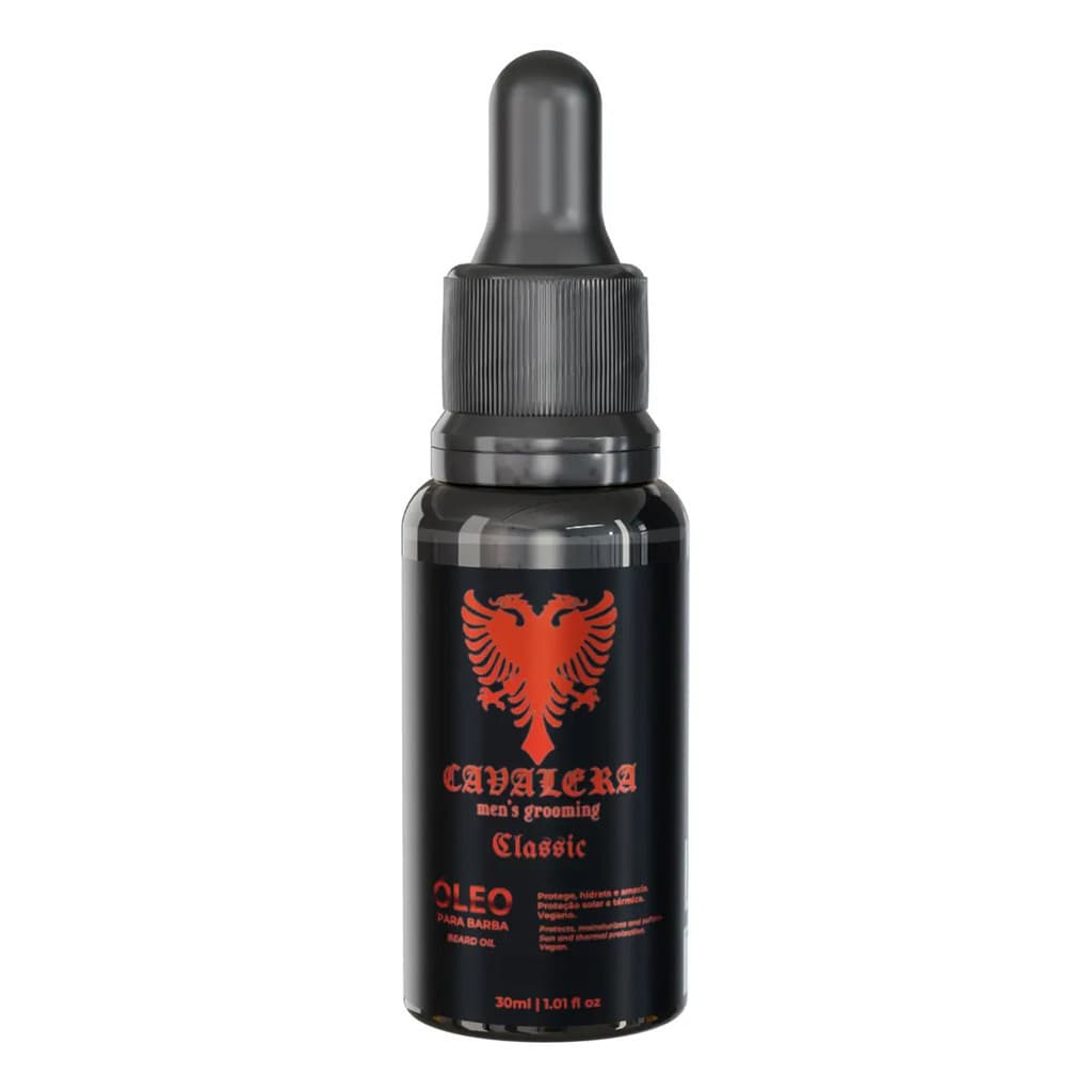 Óleo Para Barba Cavalera Classic 30ml Masculino Oleo Homem