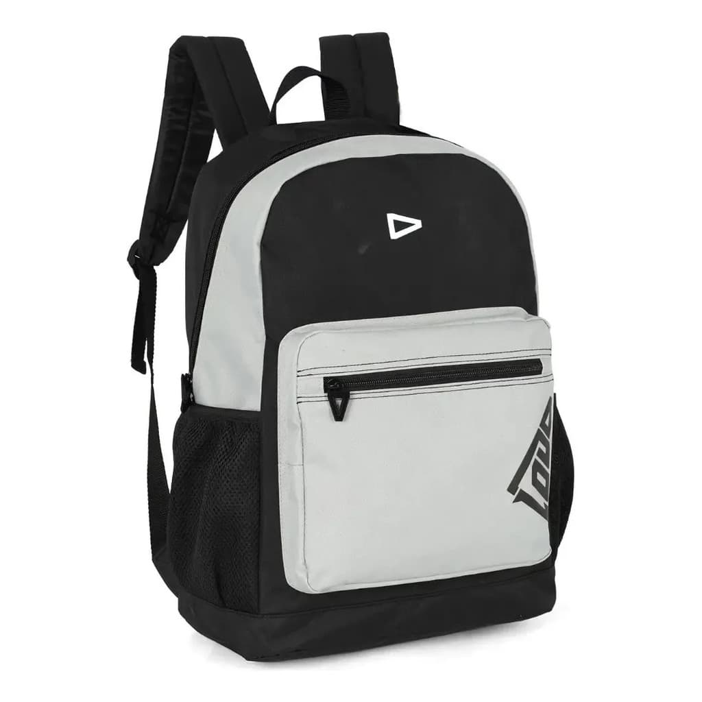 Mochila Escolar Juvenil Costas Loud Cinza Luxcel