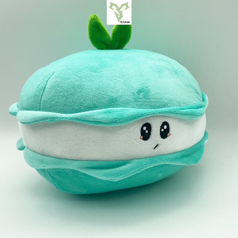 Rytanda Brinquedo de Pelúcia Fofo em Forma de Bolo Macaron para Namorada, Almofada de Pelúcia de Coelho Macio, Presente