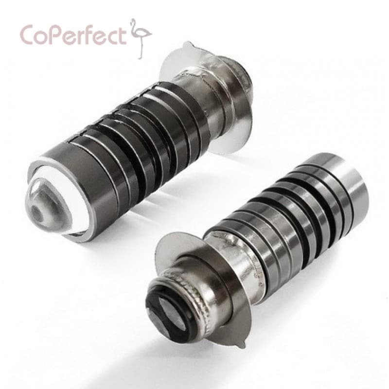 Lâmpada LED Para Farol De Motocicleta 12V-Luz Amarela Branca 100 % Brilhante Bicicletas DC