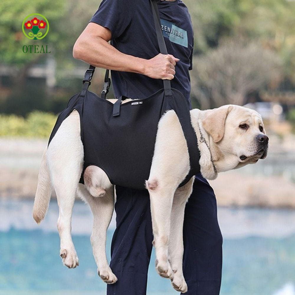 Arnês De Elevação Para Cães OTEAL , Suporte Portátil Pernas , Transportador De Estilingue , Alça Grossa Oxford , Colete