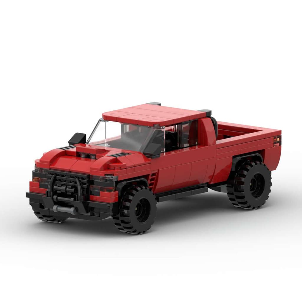 MOC Ram 1500TRX Pickup Truck Modelo de Carro em Blocos de Construção de Partículas Pequenas 339PCS
