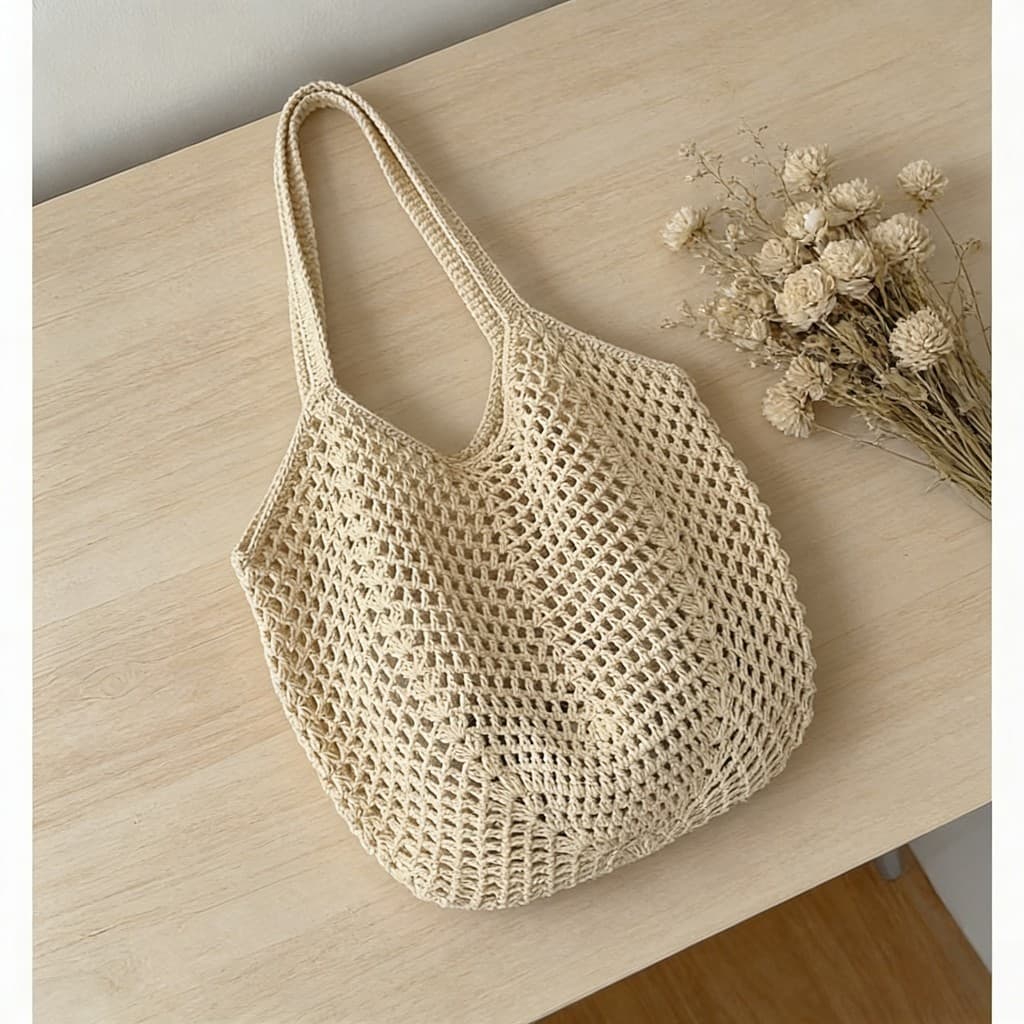 Bolsa feminina de tecido de grande capacidade, 1 peça, com alças ajustáveis, bolsa de ombro leve e respirável, adequada