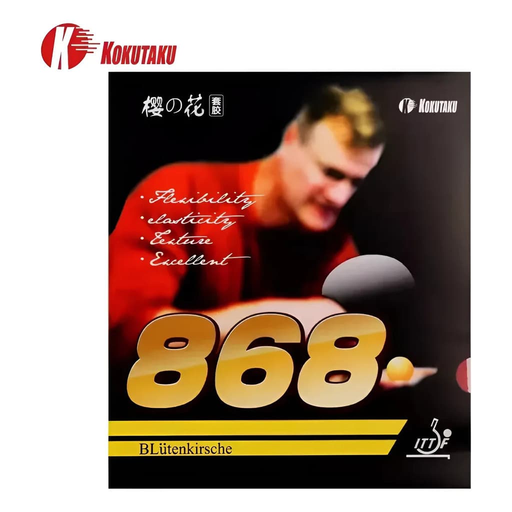 02 Borrachas Tênis Mesa Profissional Ittf Original 868