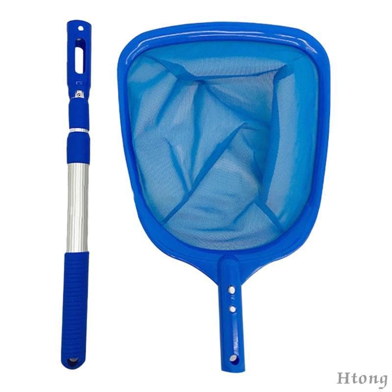 [Htong] Kit De Limpeza De Piscina , Rede De Malha Fina , Poste Telescópico Para Lagoas , Piscinas , Ferramenta , Remoção