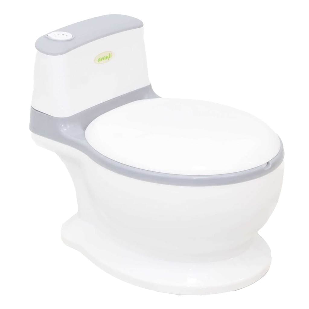 Troninho Penico Infantil c/Som Pooty Branco/Cinza – Avanti NB