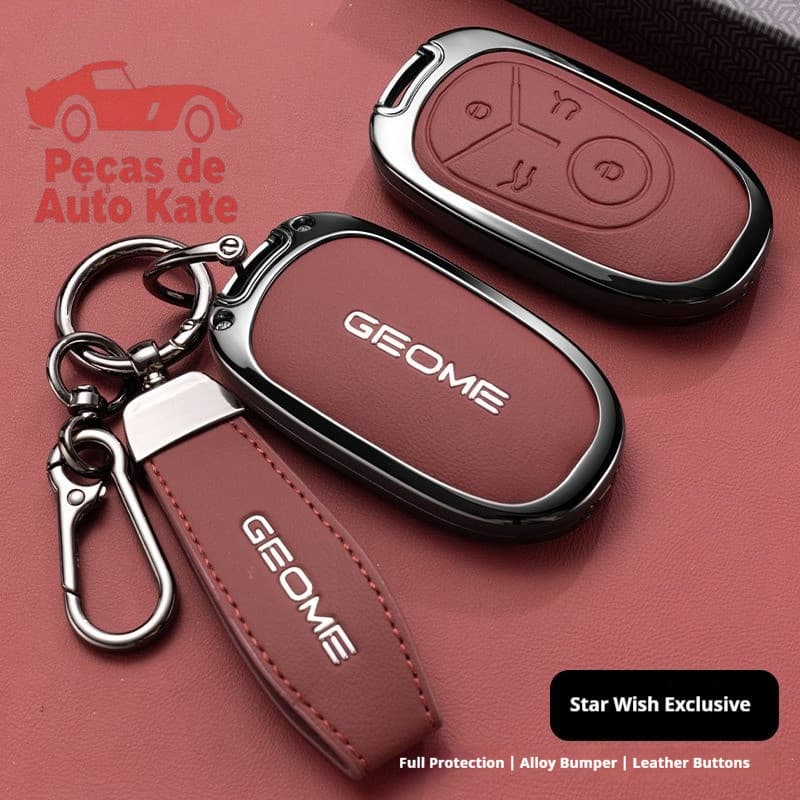 Capa para Chave de Carro para Geely Ex2 Ex2 Pro Geomeev E Max WDFE