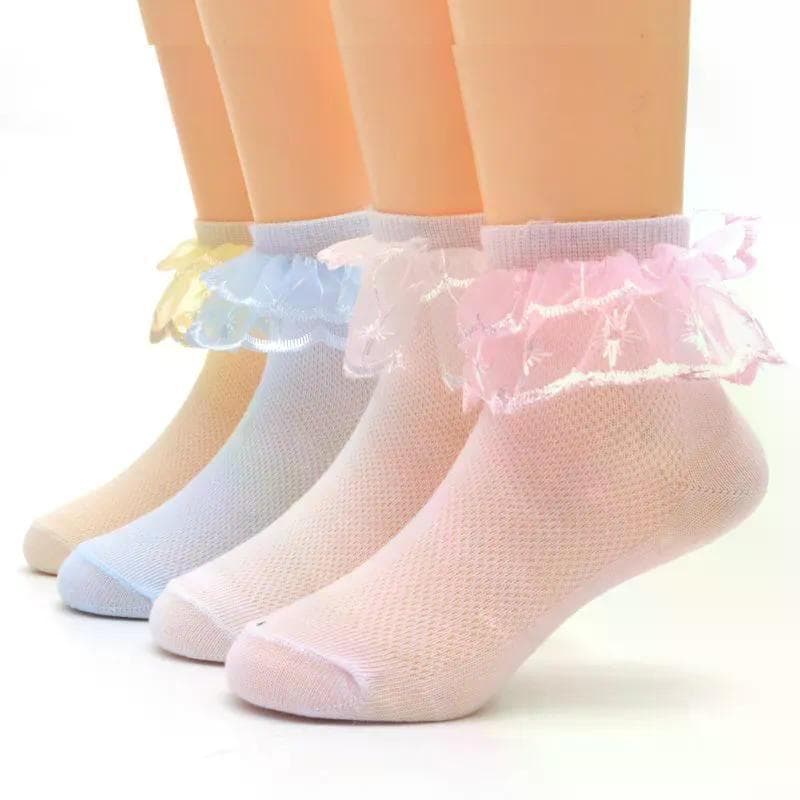 Novo estilo pacote duplo primavera outono meninas dança meias de renda branco renda dupla estilo fino latino malha dança