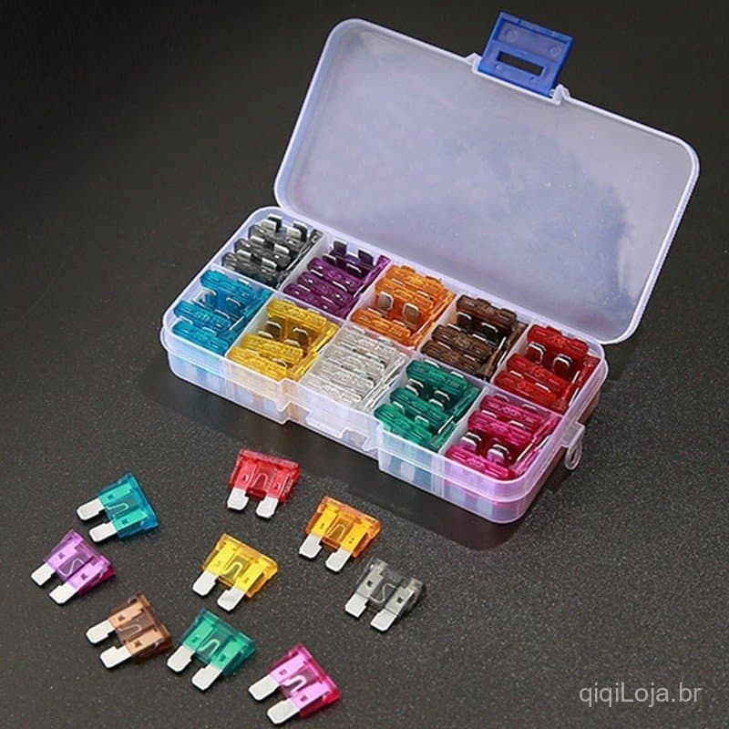 Conjunto De Fusíveis De Carro 10/100/300 Peças 2-35A Tamanho Mini/Médio/ Grande Fusivel