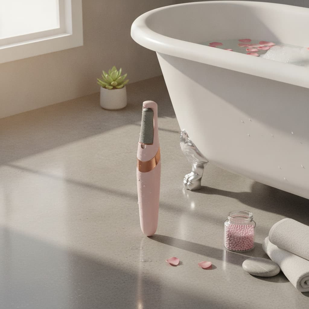 Removedor de Calos Elétrico Recarregável USB Lixa Elétrica para Pés IPX7 Lavável Bivolt Pedicure