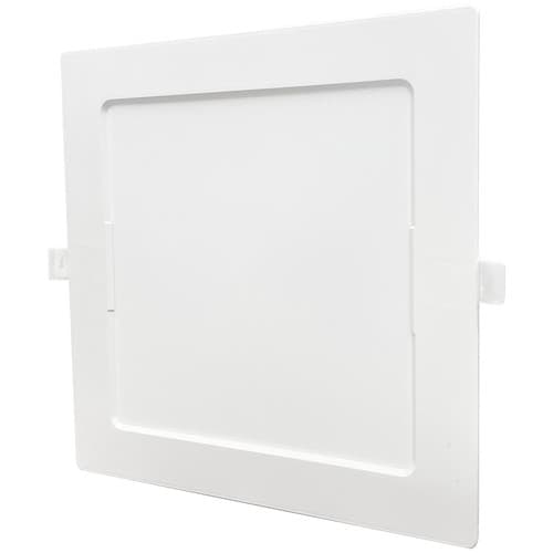 Plafon Painel Luminária Embutir Quadrado Led 12w Branco Quente Branco Frio