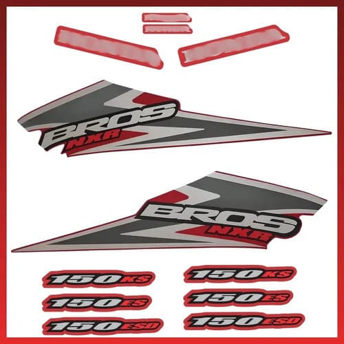 Kit Faixa Adesivo NXR Bros 150 2006 KS ES ESD Cores Variadas