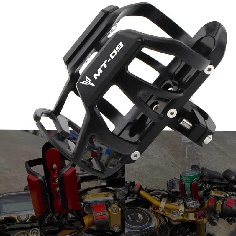 Para YAMAHA YZF R1 R6 R3-R6 Nova Alta Qualidade Motocicleta Bebida Garrafa De Água 19MM-32mm MountCu