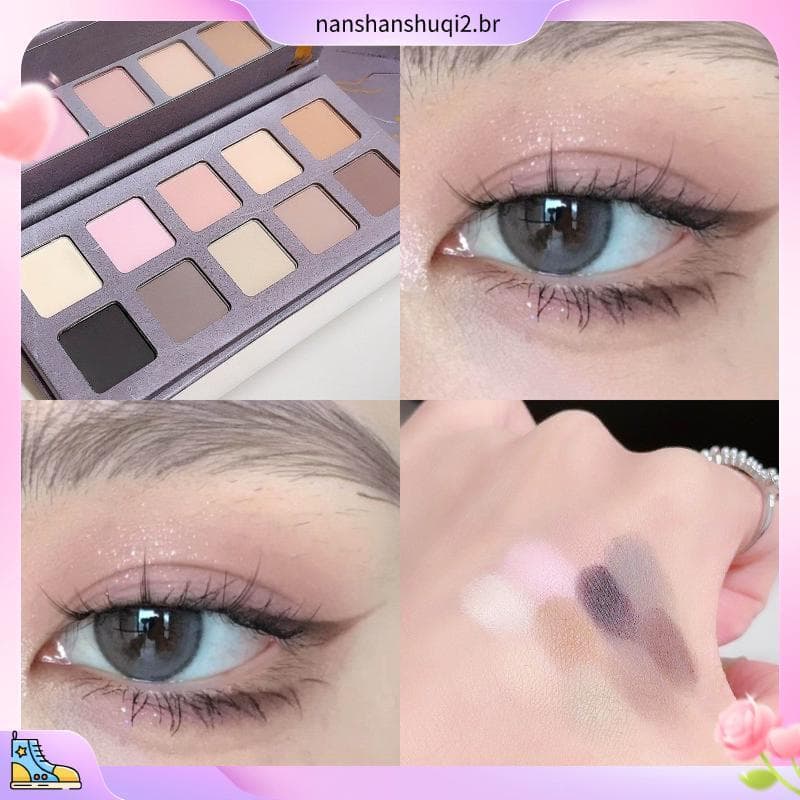 2175 pessoas coleção puro desejo Pseudo-Face paleta de sombras dez cores fosco Flash fino baixa saturação alto brilho co