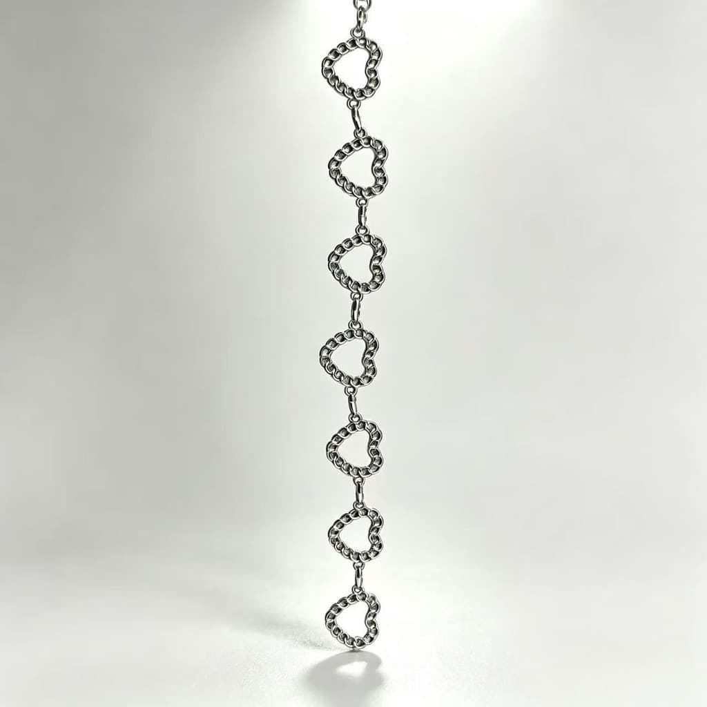 Cinto Corrente Coração Feminino Banho Ouro e Prata, Cinto Decorativo de Corrente de Coração para Vestido, Saia, Macacão,