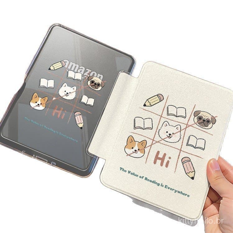 Adequado para capa de e-book Kindle, capa de acrílico de alta transparência para Paperwhite 6/5/4, 6 polegadas kpw321.
