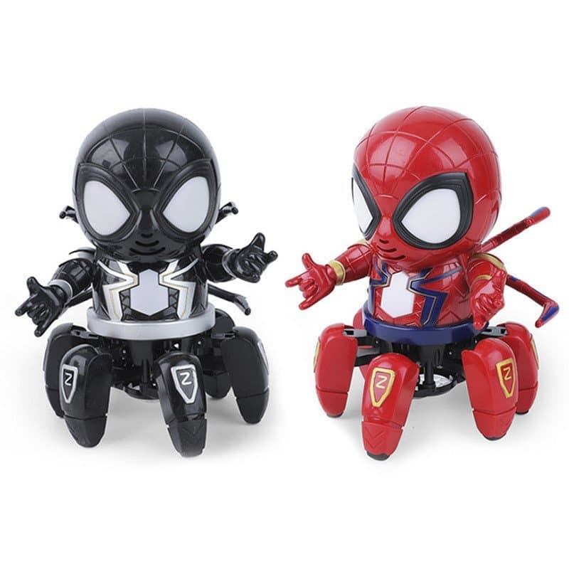 Brinquedo Robô Cantante e Dançante, Robô Aranha Elétrico de Seis Pernas com Luz e Música, Mais Vendido em Feiras de Rua