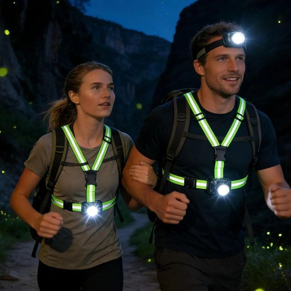 Lâmpada De Corrida FALLFORBEAUTYEJ , Luz De Peito De Suave De Iluminação Brilhante Externa De Construção Sólida