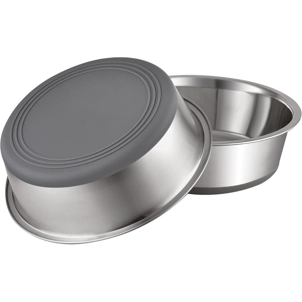 2 tigelas de aço inoxidável, pegyy112, antiderrapantes, USA 9VPL