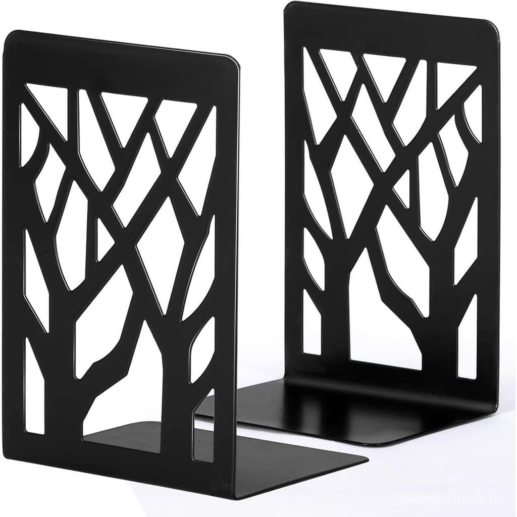 Estante de canto para decoração de casa, estante branca, robusta, estante para livros, de metal 2 UFJO