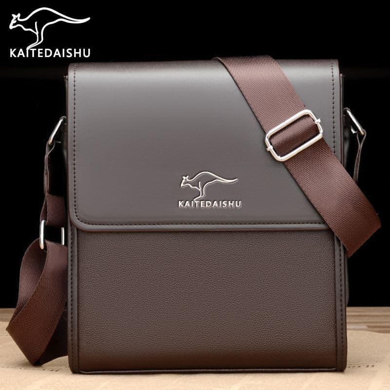 Flip couro genuíno textura bolsa masculina venda direta da fábrica saco do mensageiro de um ombro negócios Casual resist