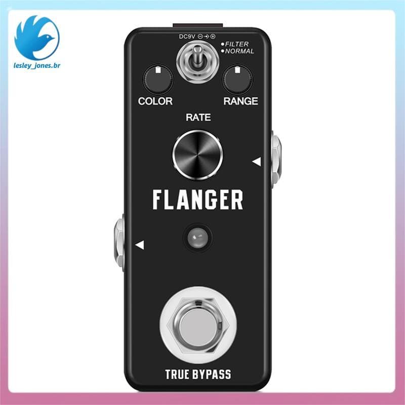 [lesley_jones.br] Sobrecarga Distorção Atraso Coro Vibrato Reverberação Pedal De Efeitos De Guitarra Efeito Clássica LEF