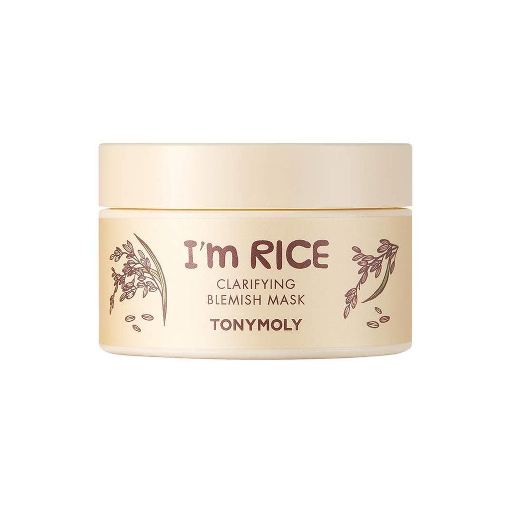 TONYMOLY I'm Rice Máscara de Argila Caulim para Limpeza de Imperfeições, Máscara Detox para Poros do Rosto
