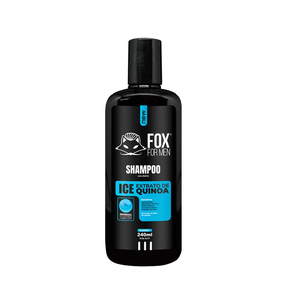 Shampoo para cabelo Ice 240ml FOX FOR MEN