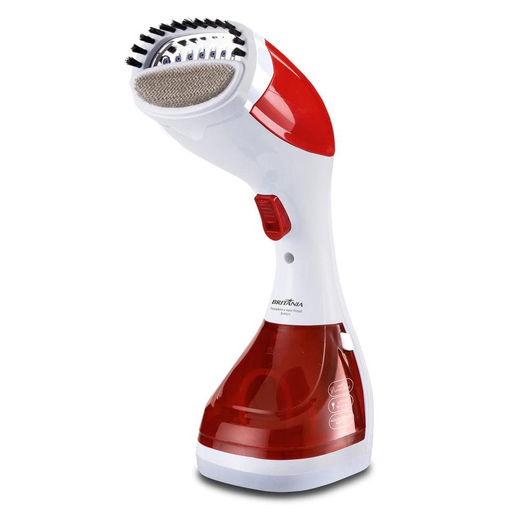 Passadeira a Vapor Portátil Britânia BVP02V Vermelha 1100W 220V