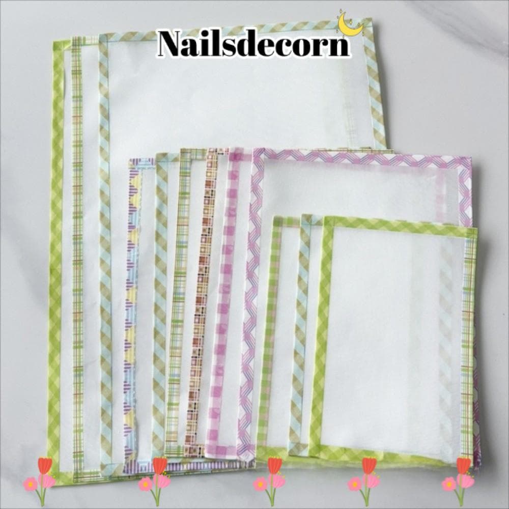 Pano De Cozimento De Contas Perler De Unhas , Papel Costurado À Borda Feito Mão , Acessórios De Brinquedo DIY