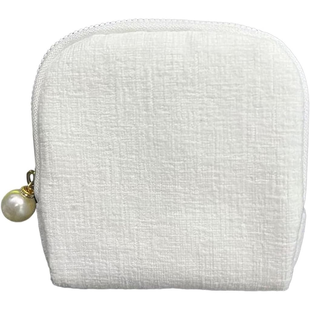 Organizador de Joias para Viagem, 13x14cm, em Cetim de Seda, 5 Camadas, Bolsa com Zíper Multi-Compartimentos, Mini Estoj