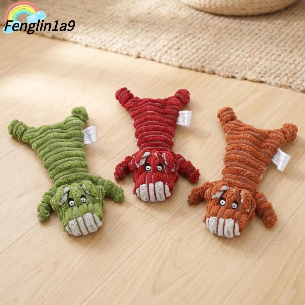 FENGLINA Brinquedo Em Forma De Animal Estridente , Rasgo , Borda Costurada Resistente , De Pelúcia De Veludo Embutido Pa