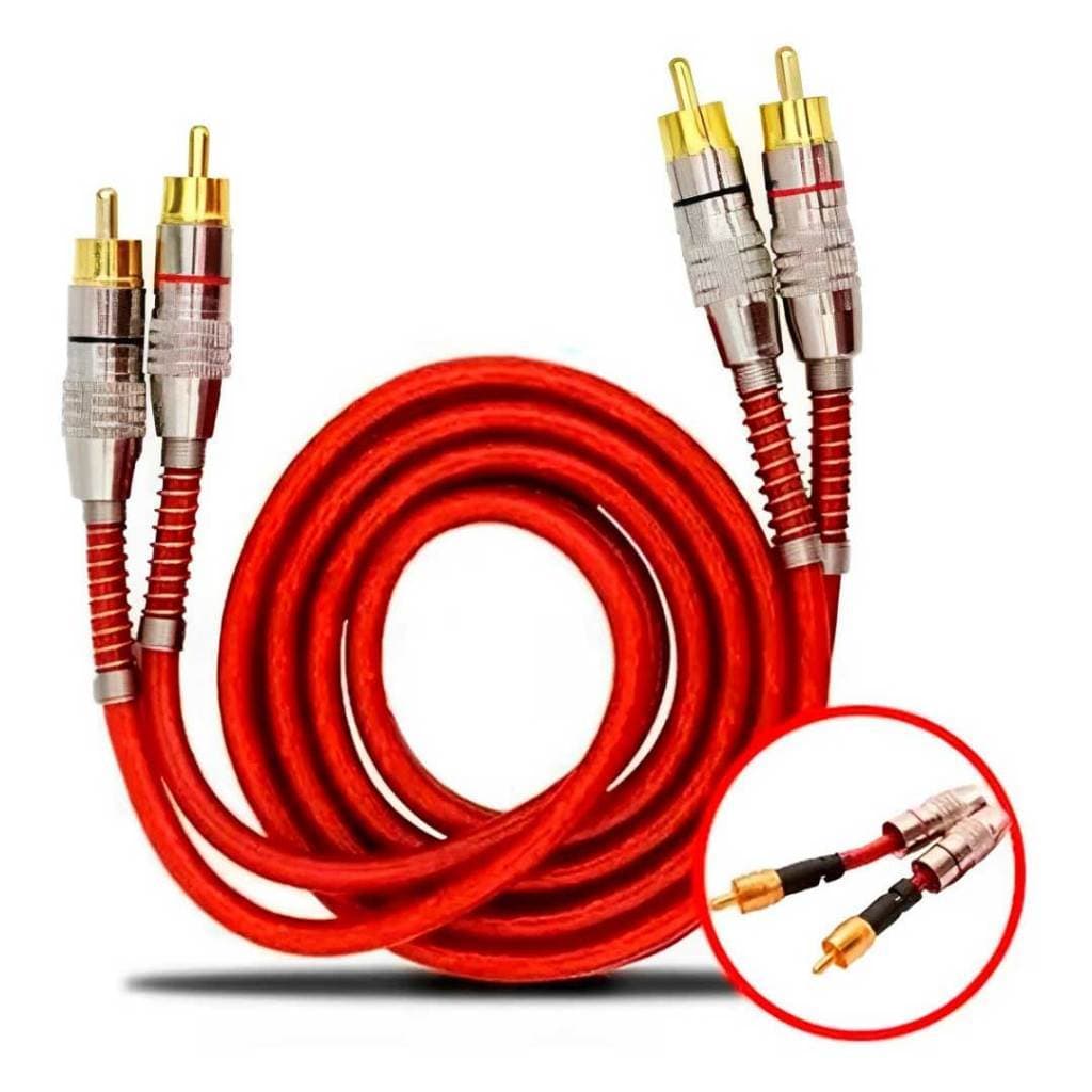CABO AUTOMOTIVO SVART RCA PRIME VERMELHO 5M UN